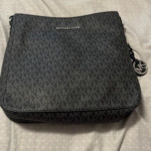 Michael Kors Monogram Messenger Crossbody